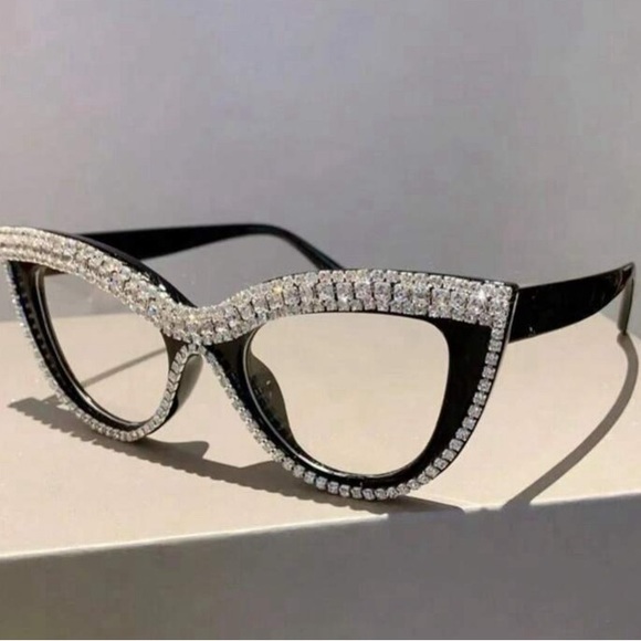 NEW!!!! Ladies Rhinestone Glasses by SHEIN - Picture 4 of 9